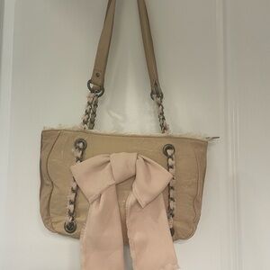 Miss Albright Shoulder Bag with Bow Detail